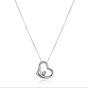 Roberto Coin slanted heart necklace